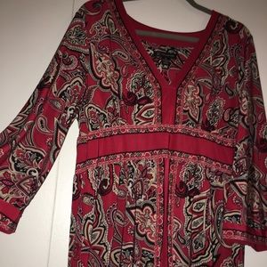 Women’s midi dress with 3/4 sleeves